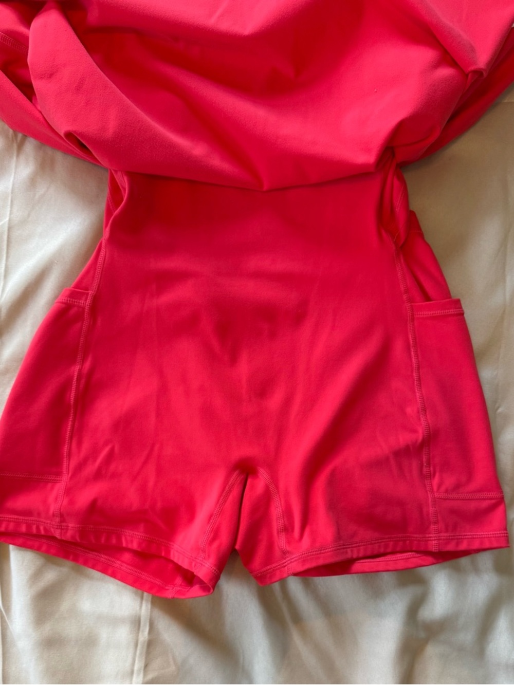 HALARA Red easy peasy tennis Dress with Crisscross Straps - Picture 4 of 5